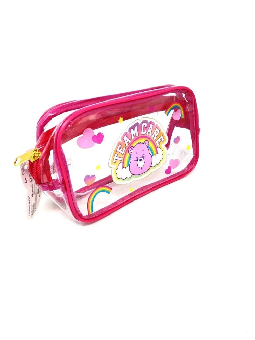 Target Care Bears Clear Pencil Pen Pouch Pastel Organization Makeup Storage